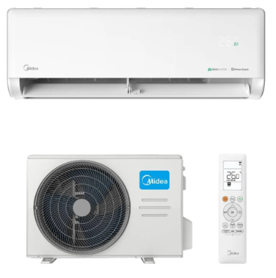 Midea Solstice EZ-09RD6-MX2-09RD6 Inverter 9000 BTU, Wi-Fi, AI EcoMaster, 180° Air Flow, Air Magic+, Prime Guard, i-Sleep